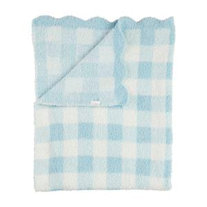 Gingham Chenille Baby Blanket