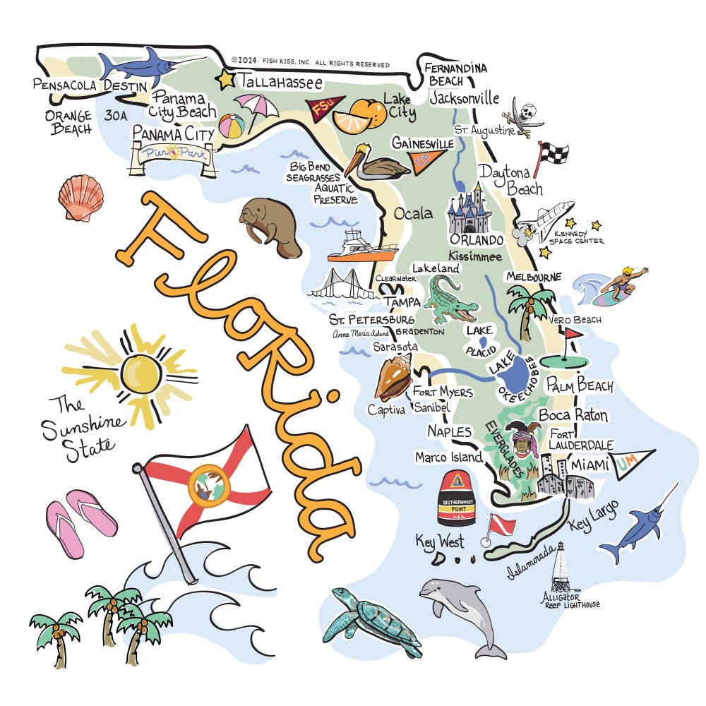 Florida Party Cup (24oz)