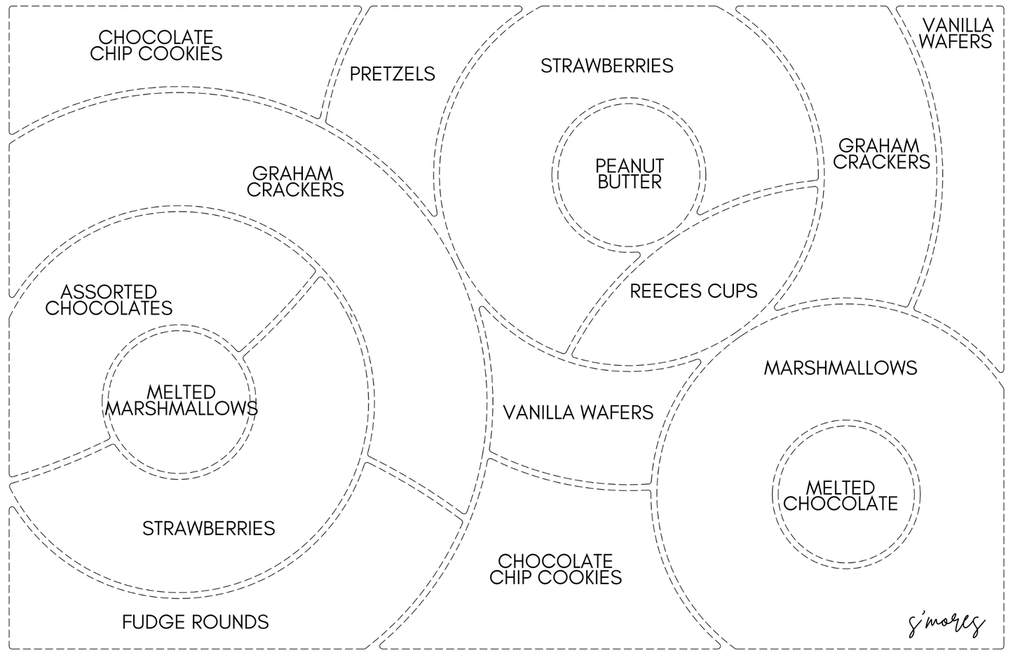 Taylor Gray CHARCUTERIE MAP insert set of 10