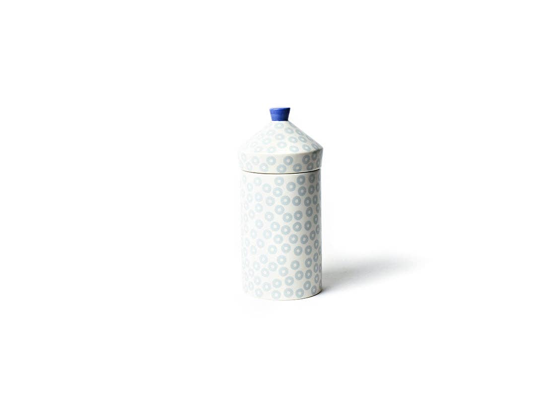 Iris Blue Canisters Set of 2