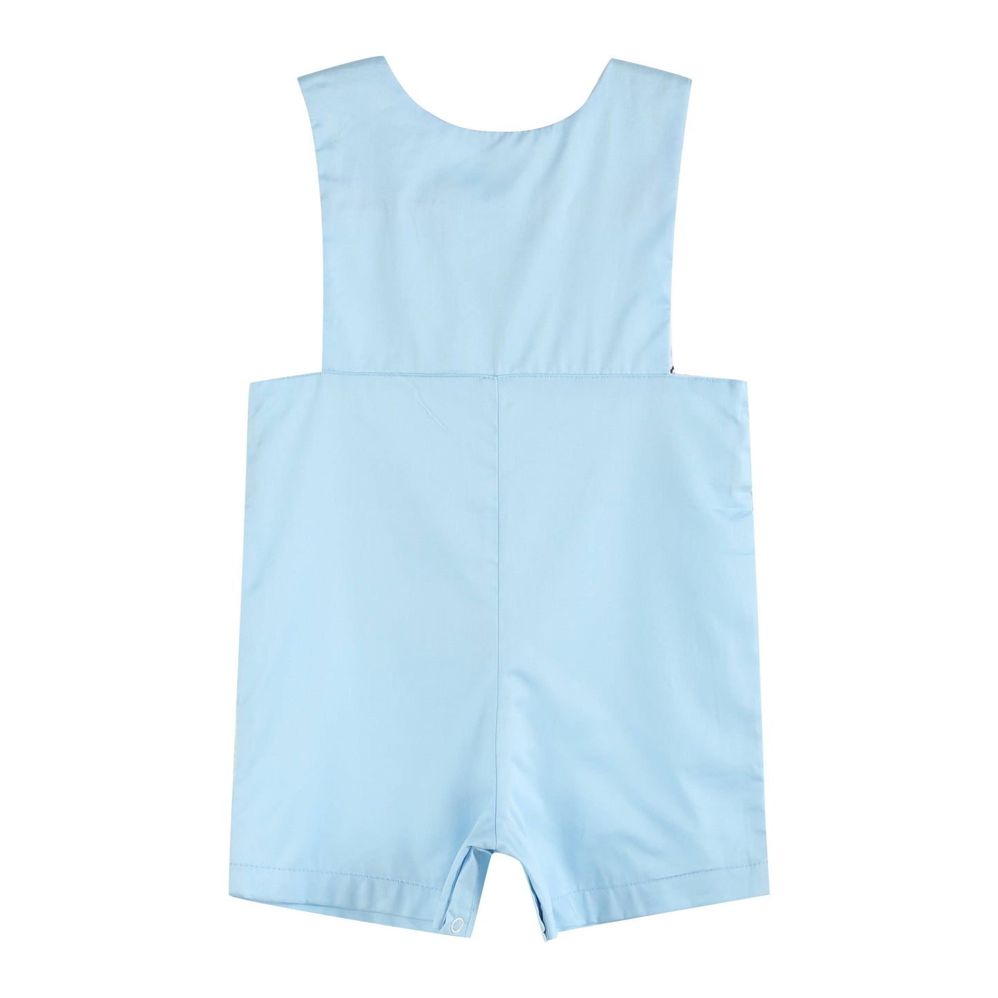 Turtle Smocked Shortalls