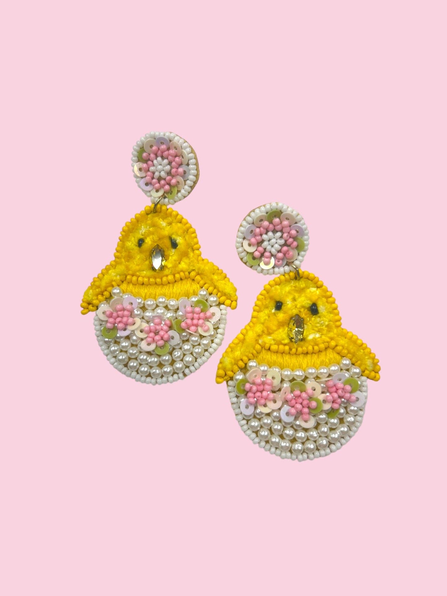 Yellow Chick Earrings