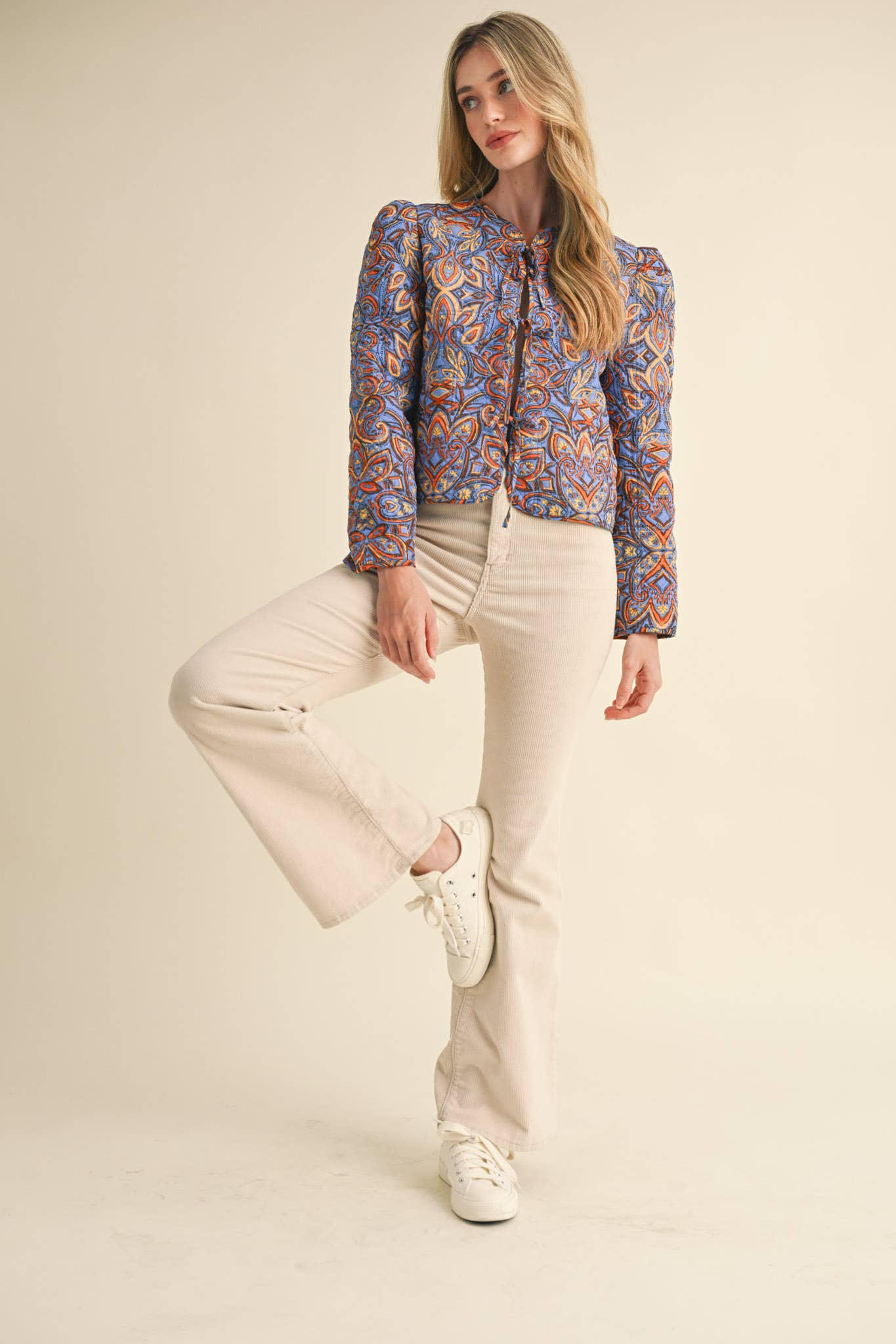 Quilted Paisley Jacket
