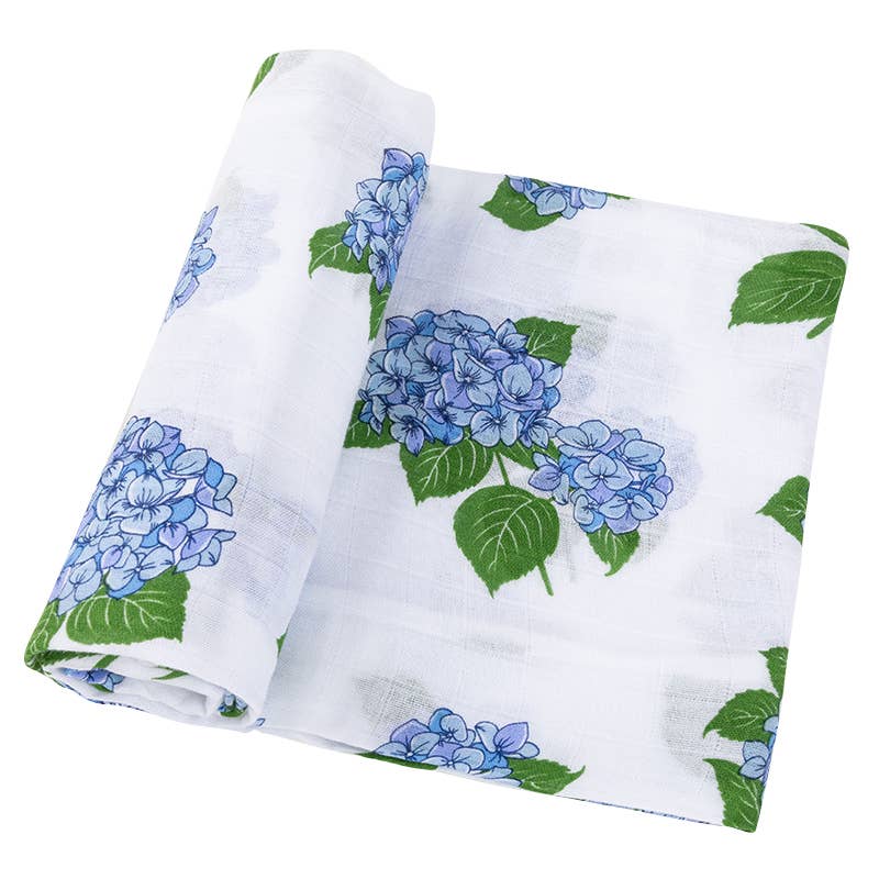 Hydrangeas Swaddle Blanket