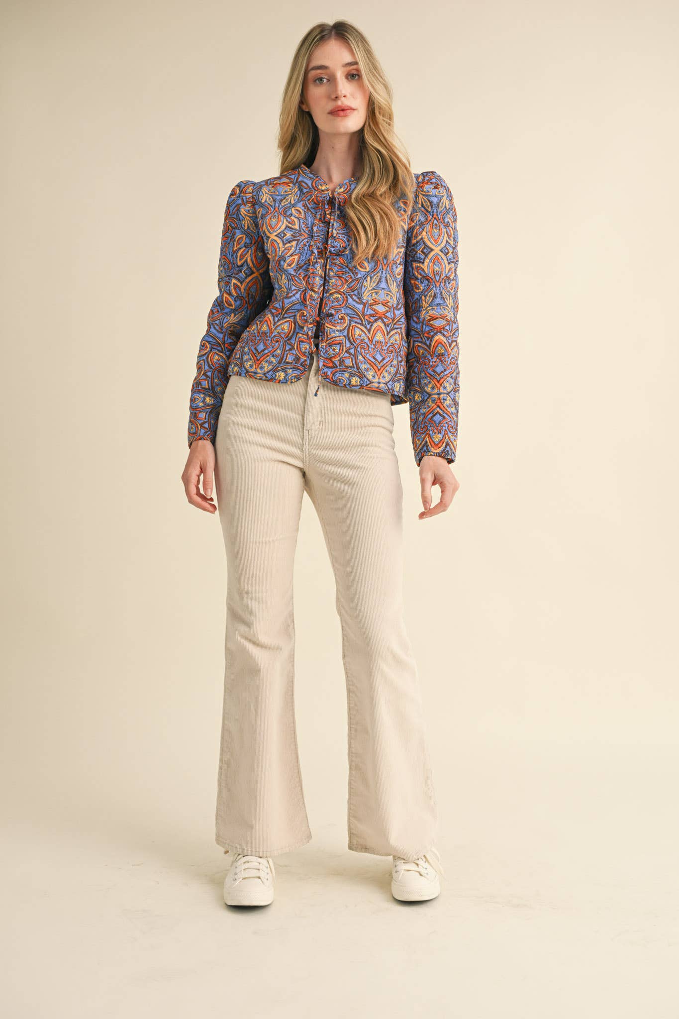 Quilted Paisley Jacket