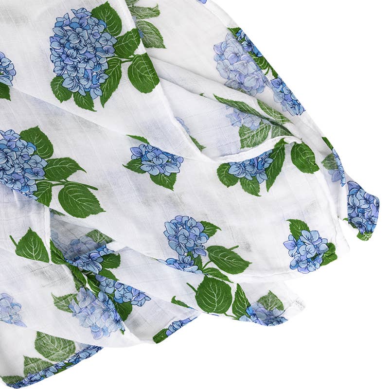 Hydrangeas Swaddle Blanket
