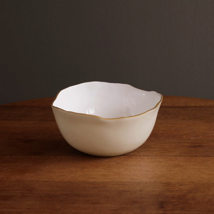 ENCANTO Osaka Large Bowl (Cream and White)
