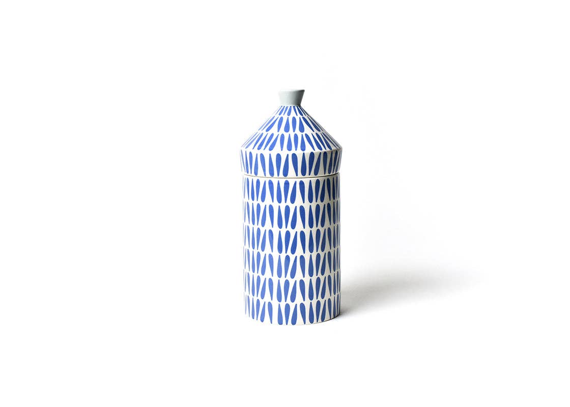 Iris Blue Canisters Set of 2