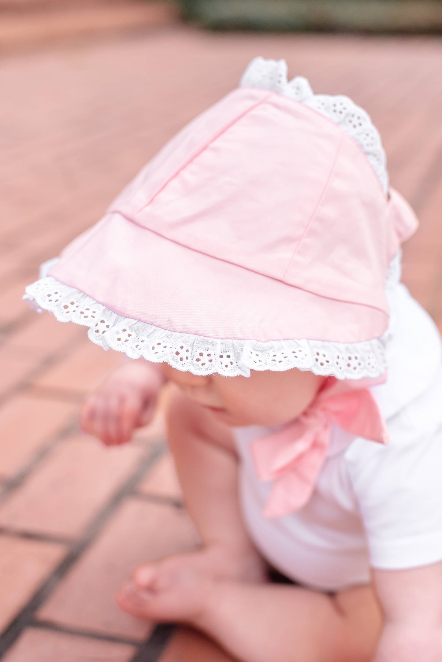 Pink Summer Bonnet