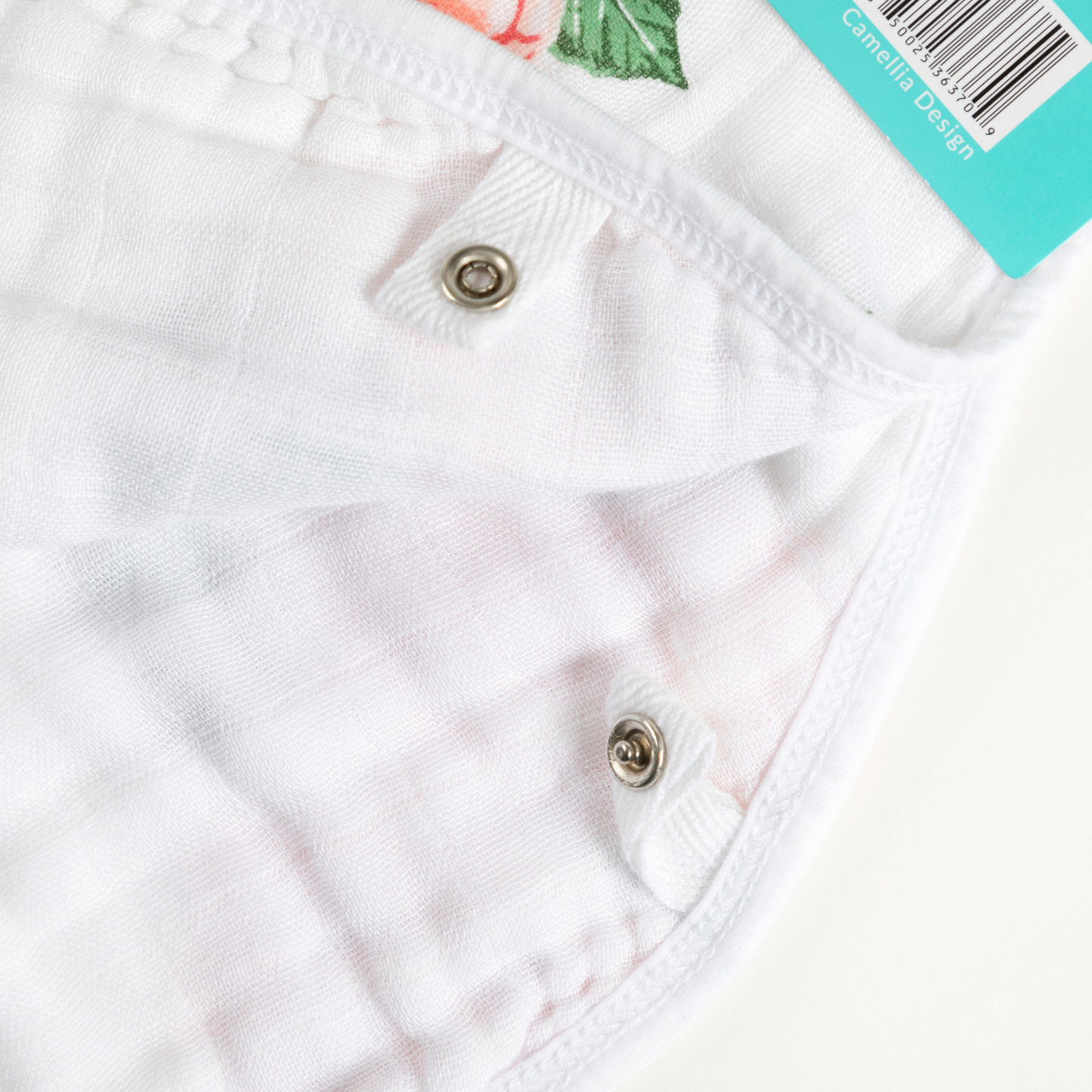 Camellia Baby 2-in-1 Burp Cloth and Bib