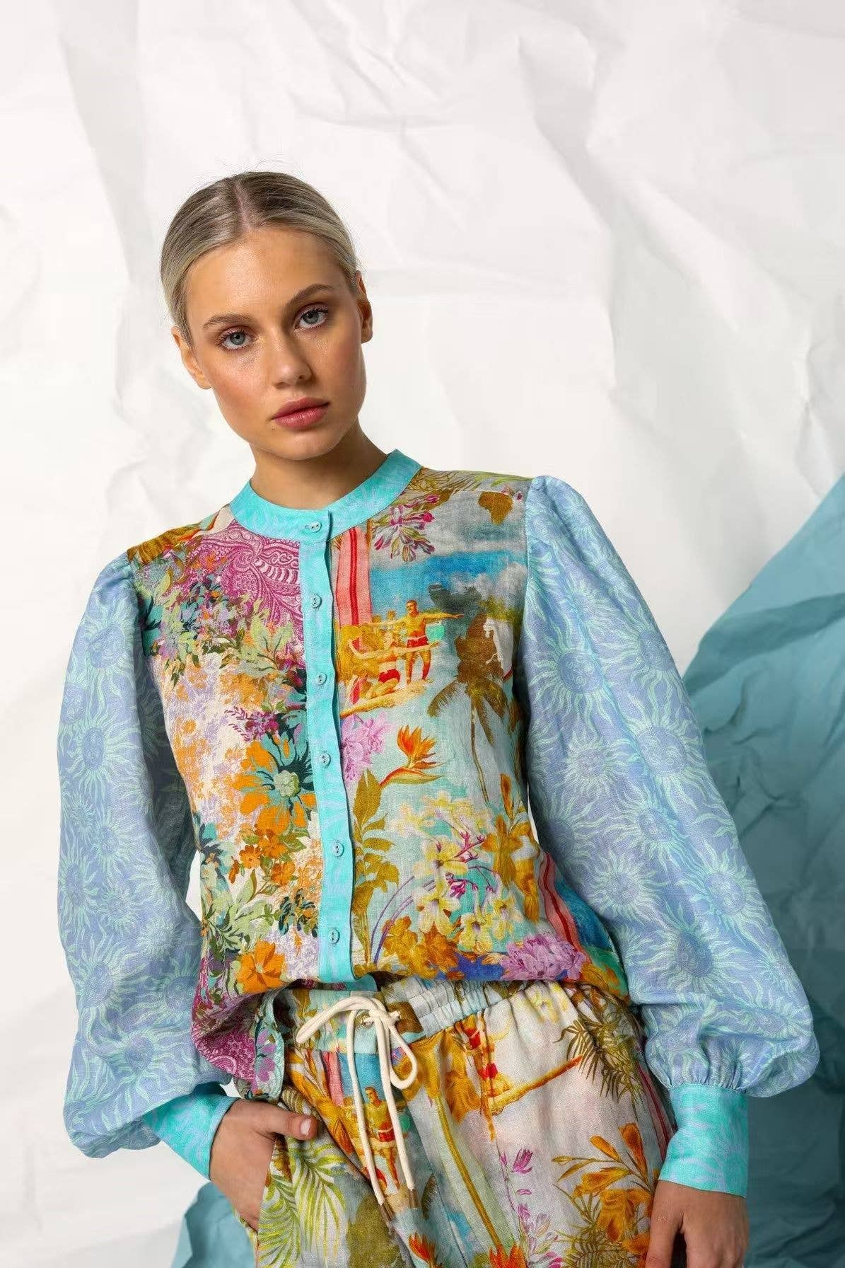 Blue Hawaiian Set