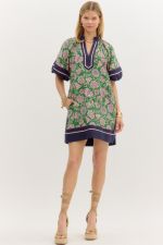 Flirty Fall Floral Dress