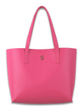 Leather Tote - Pink
