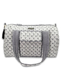 Black Bow Quilted Duffle