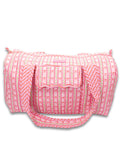 Rose Bow Quilted Duffle