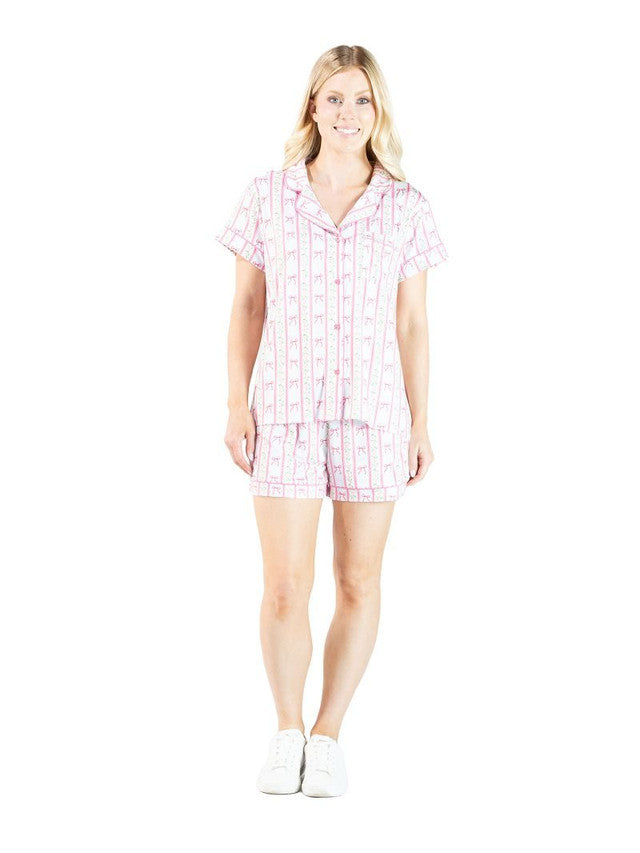 Rose Bow Pajama Set