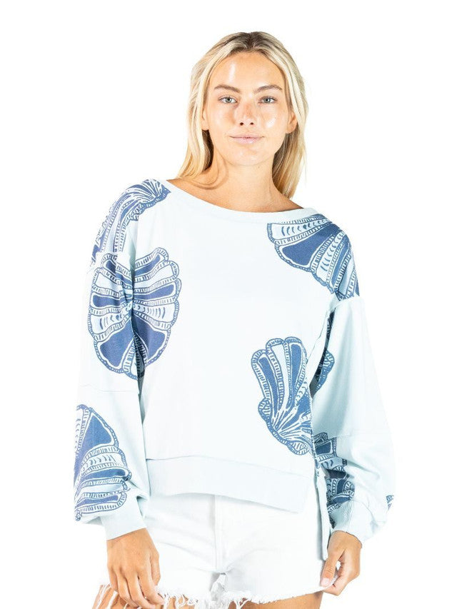 Blue Lagoon Shell Top
