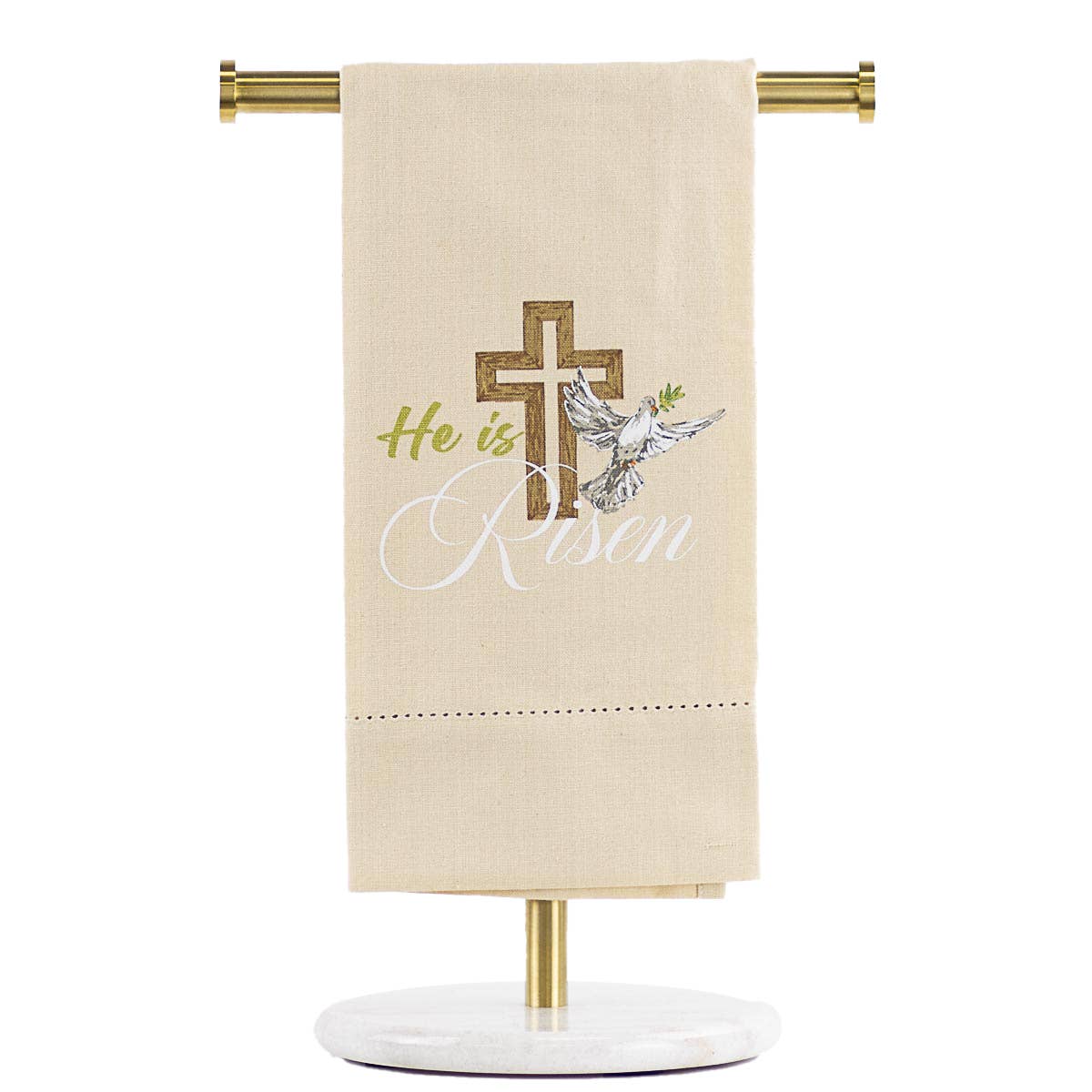 He is Risen Hemstitch Hand Towel