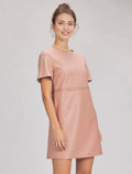 Pink Leather Dress
