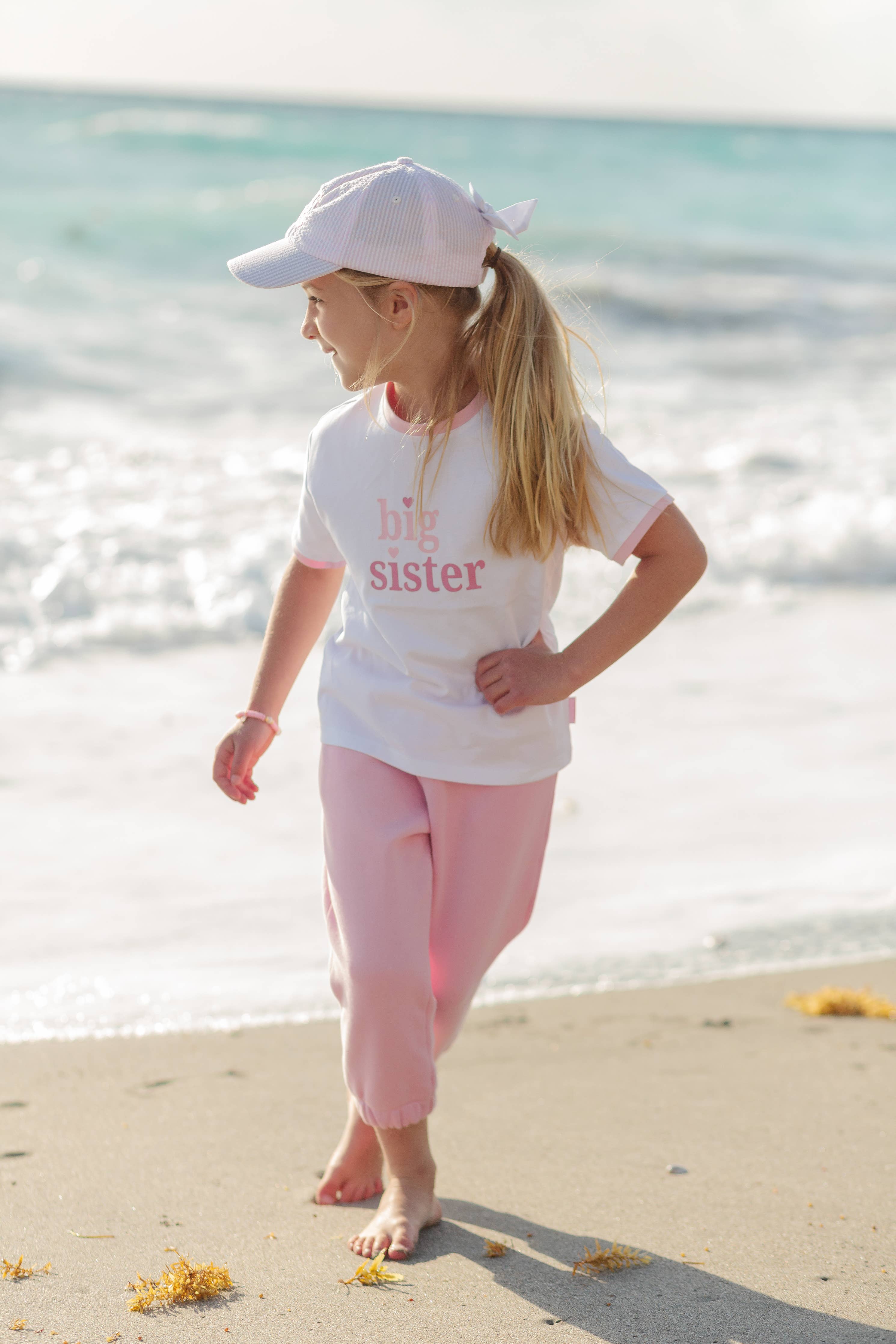 Big Sister T-Shirt (sizes 12m - 8): 12-18 months