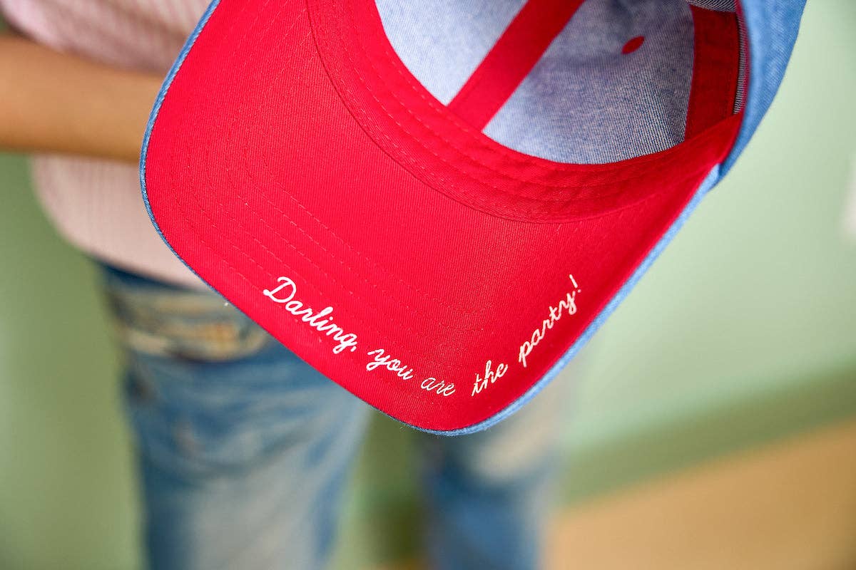 Big Bow Energy Denim Hat
