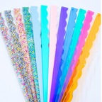Magnetic Mahjong Pusher-Confetti-Wavy-Multi-Color