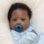 Mini Man Bubbi™ Pacifier: Blue