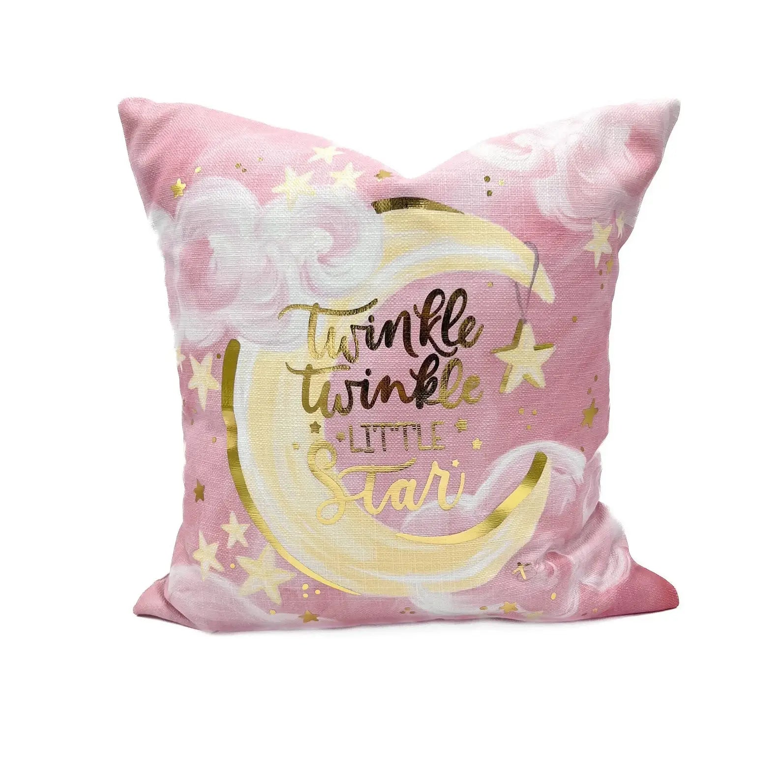Pink Twinkle Twinkle Pillow