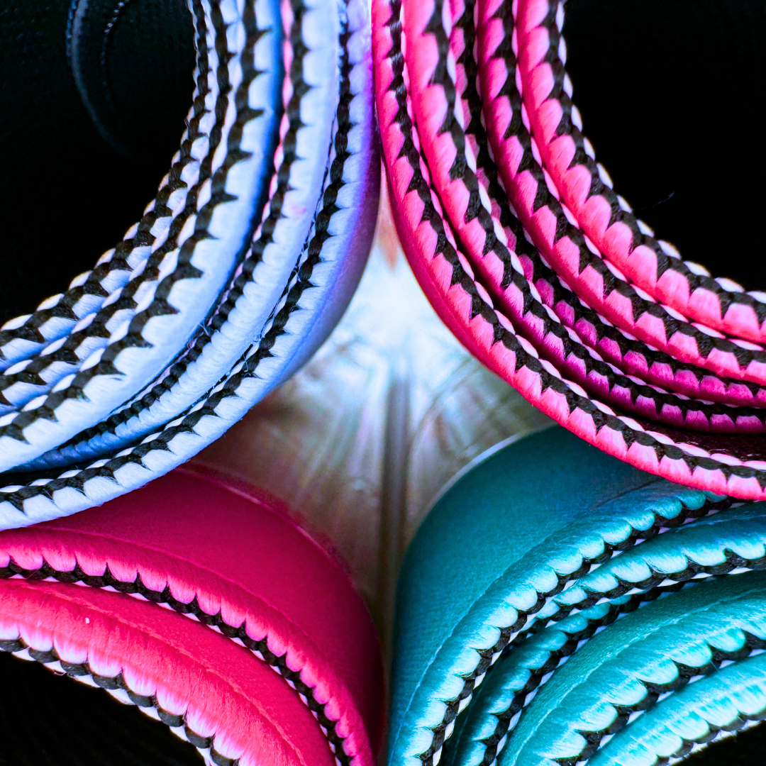 Mahjong Mat- Blue Scallop Color Wave