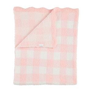 Gingham Chenille Baby Blanket