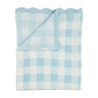 Gingham Chenille Baby Blanket