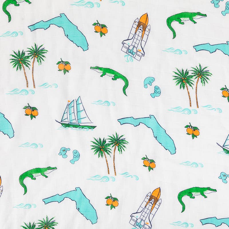 Florida Swaddle Blanket