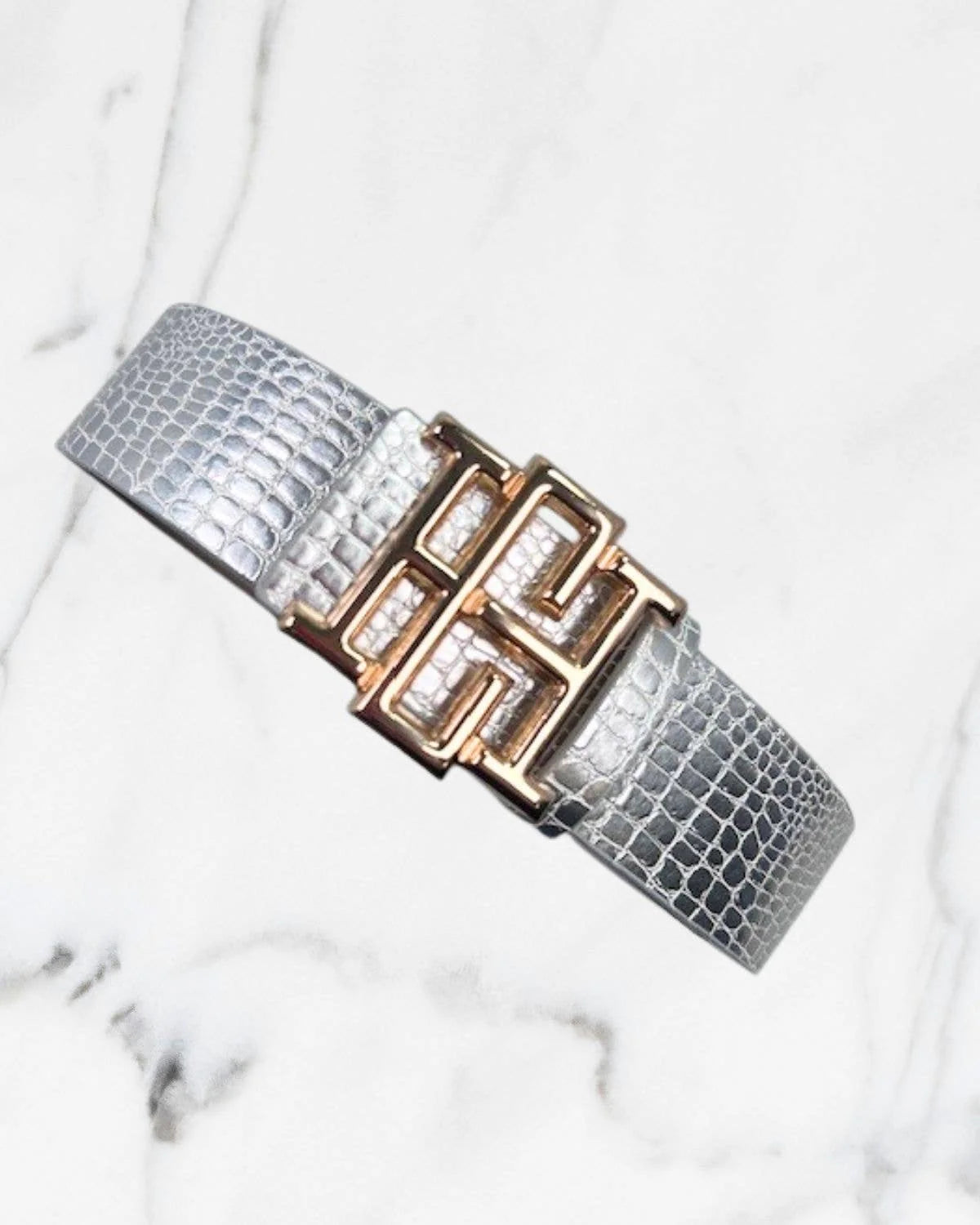 Signature Belt -Silver