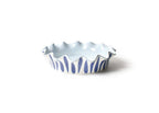 Iris Blue Drop 9 Ruffle Pie Dish
