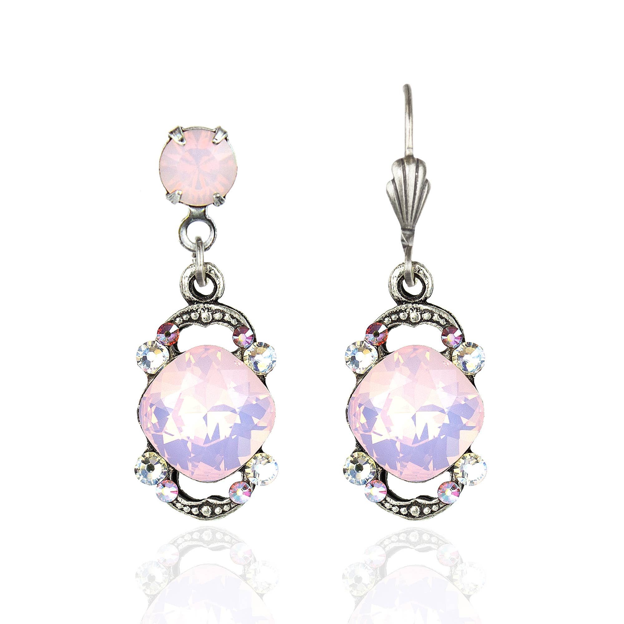 Opal Classic Vintage Inspired Crystal Earrings