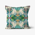 Nora Decorative Abstract Modern Art Painted Throw Pillow: 18x18