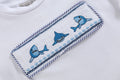 White Shark Smocked Set