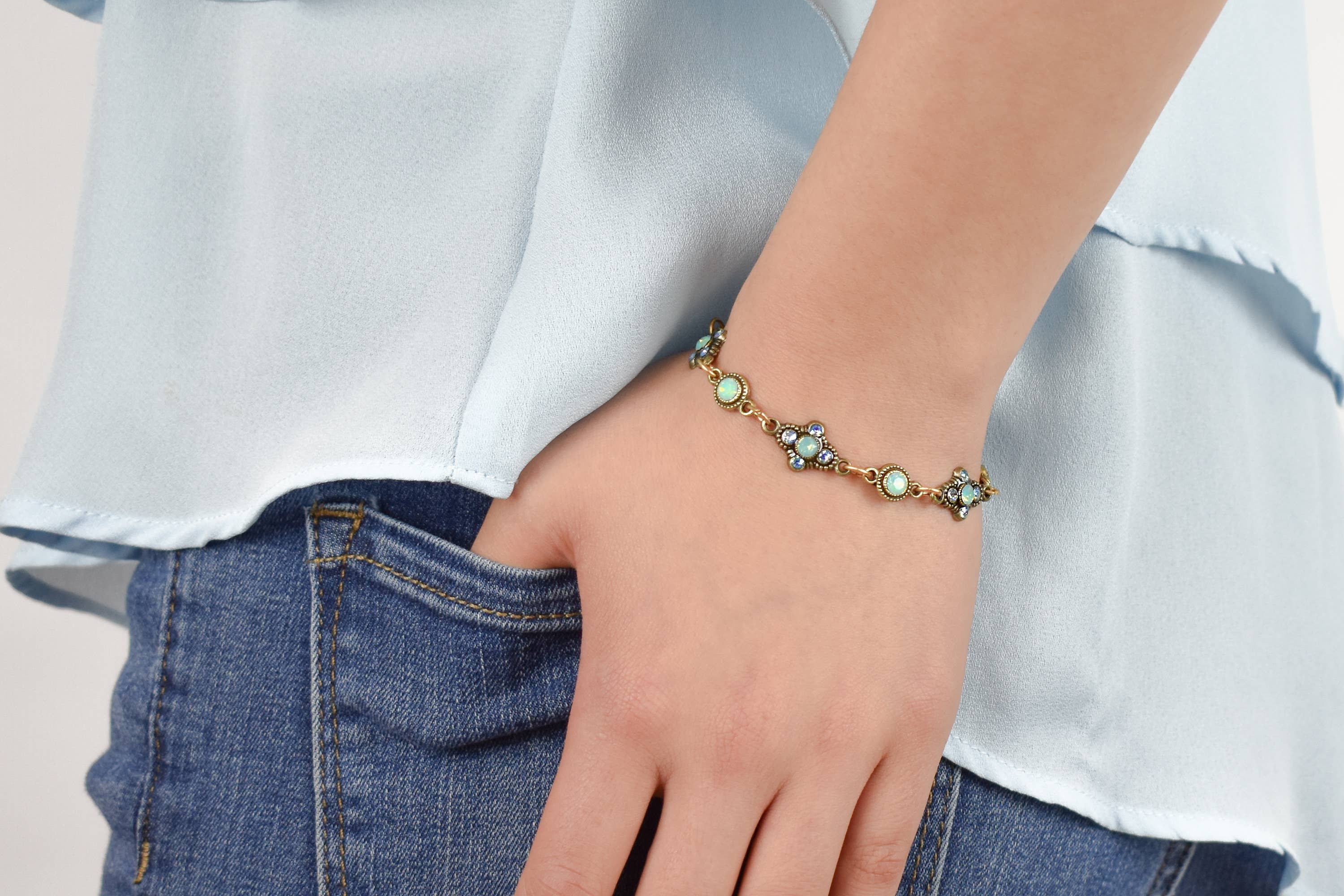 Green Opal Crystal Bracelet