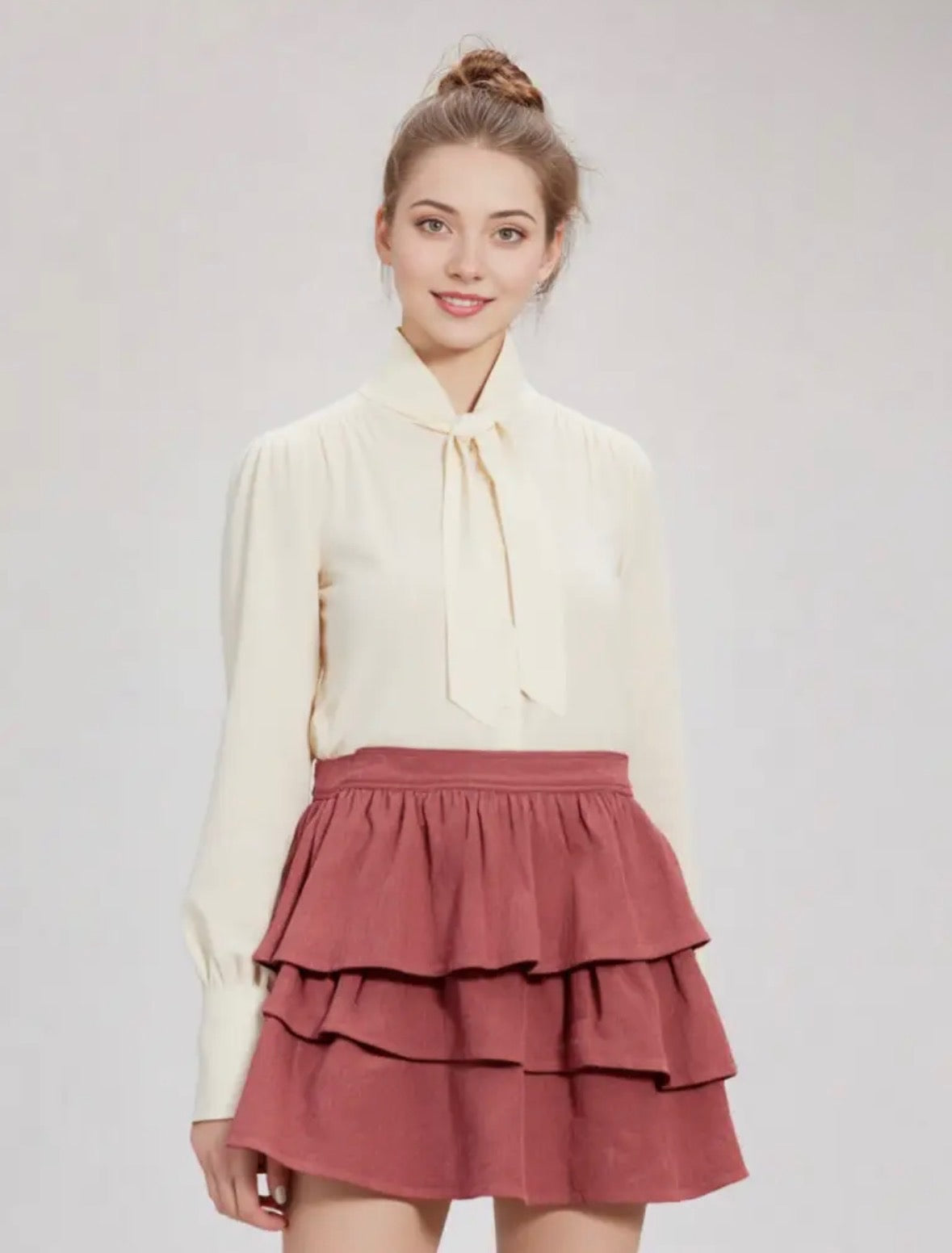 Pink Ruffle Skirt