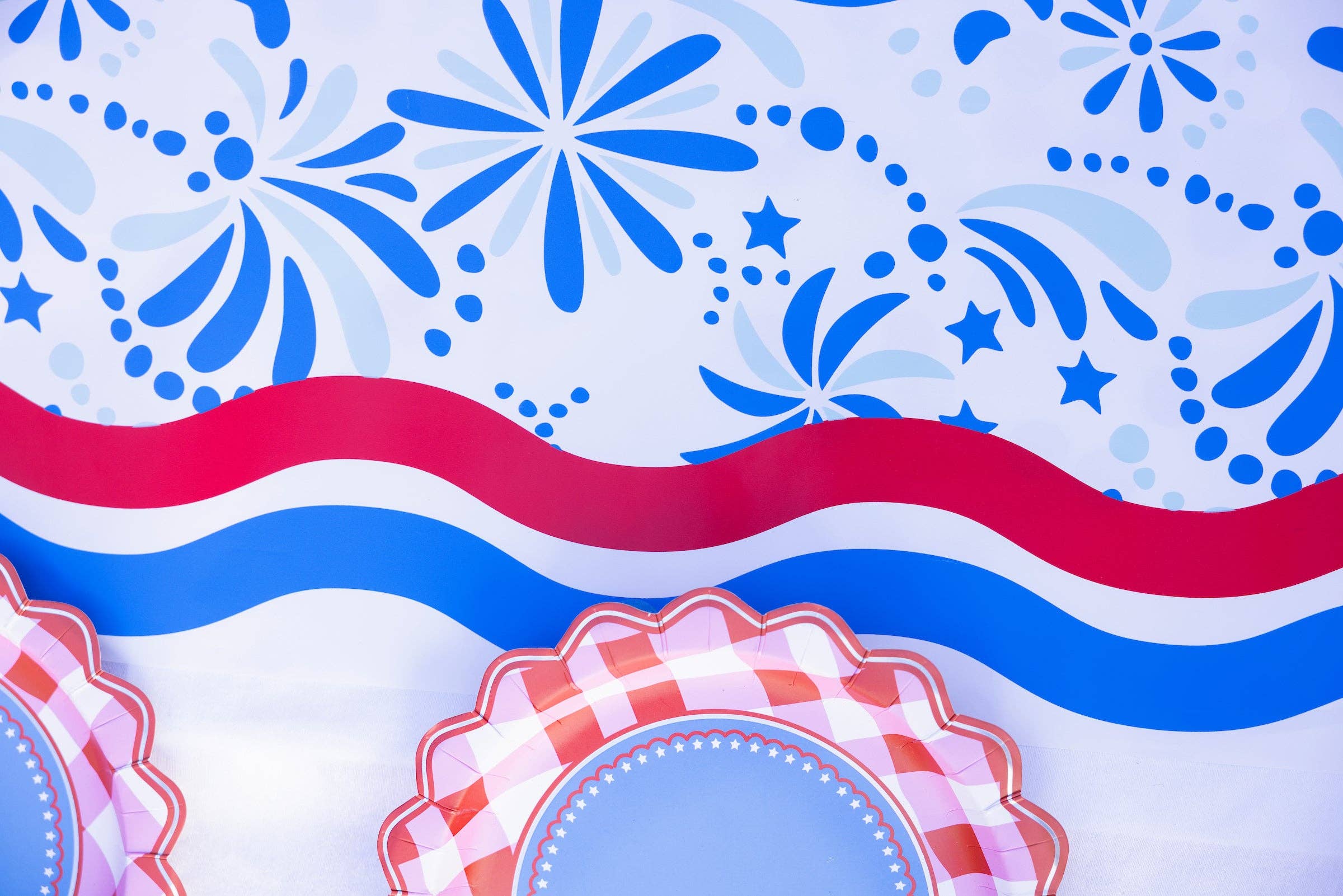 Star Spangled Spark Paper Table Runner - 25 feet