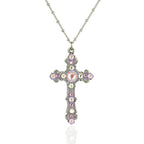 Susanna Crystal Cross Necklace
