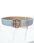 Signature Belt -Silver