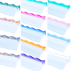 Magnetic Mahjong Pusher-Confetti-Wavy-Multi-Color