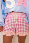 Pink Ruffle Shorts