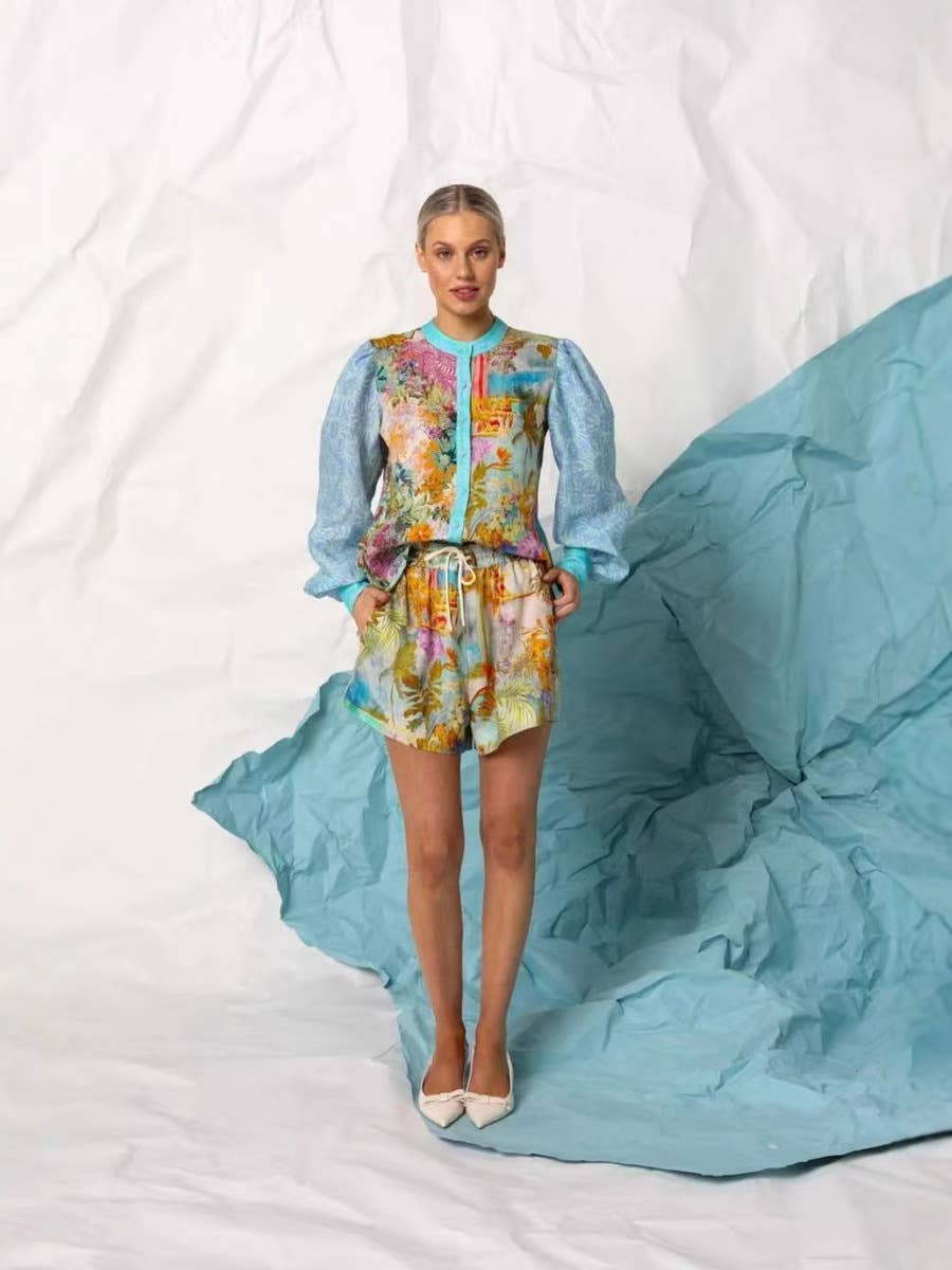 Blue Hawaiian Set