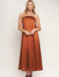 Satin Night Midi Dress