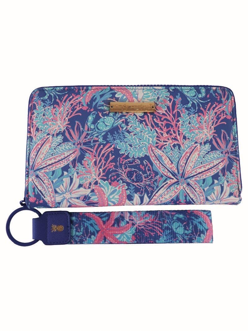 Water Flower Phone Wallet