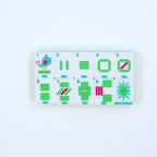 Mahjong Set- Crystal Confetti Lemon-Lime