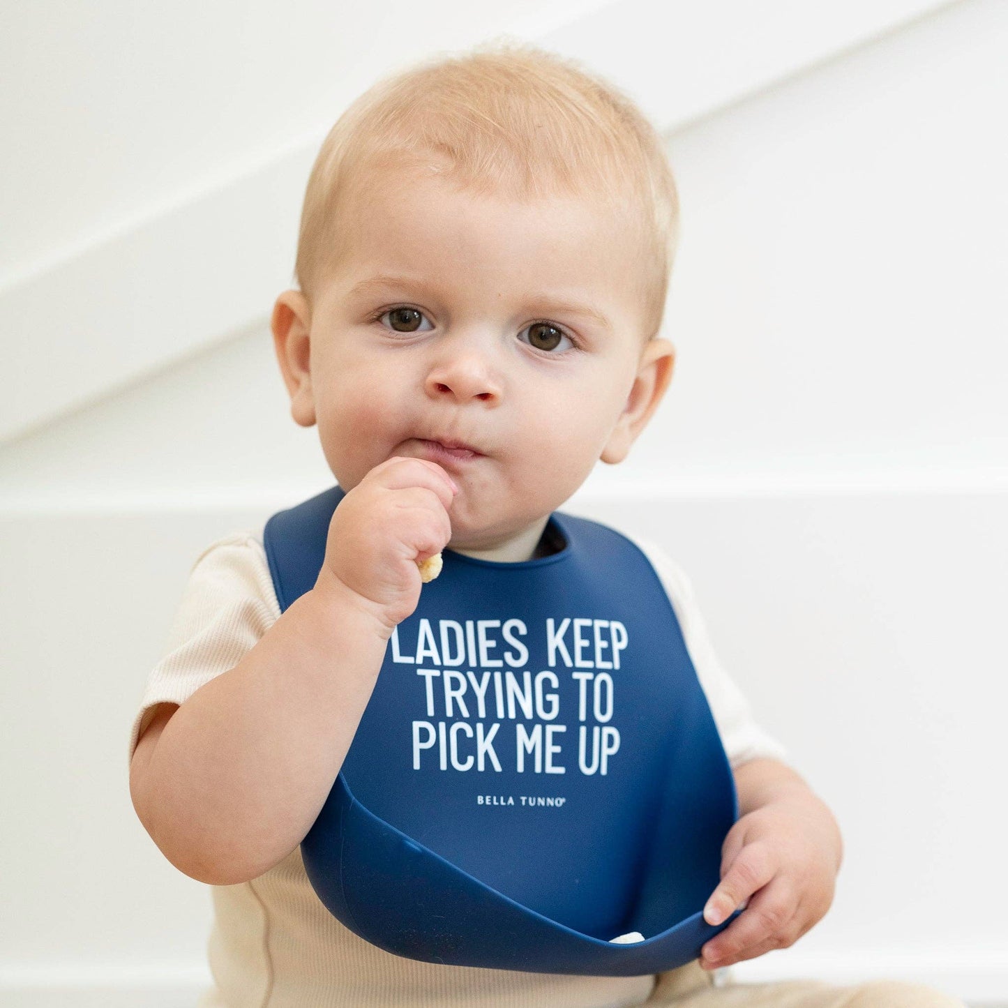 Ladies Pick Me Up Wonder Bib: Blue