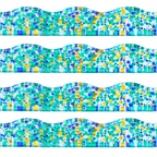 Magnetic Mahjong Pusher-Confetti-Wavy-Multi-Color